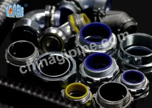 90 grader fleksibel til boks klemmeventilkobling for fleksible metallrør Zink