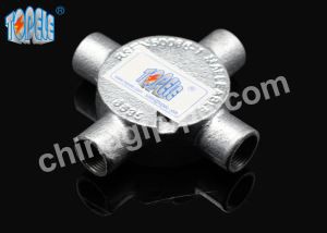 Galvanisert formbar Interseksjonsboks 4-veis boks elektrisk montering BS4568 / BS31 GI-rørfittings