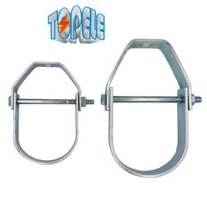 Kraftig galvanisert stålrørbeslag Rørklemme Clevis Hanger
