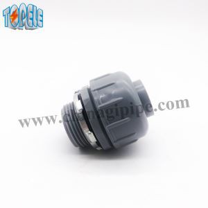Liquid Tight NM Straight PVC Conduit Connector