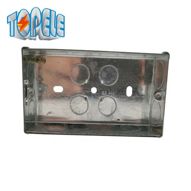 Two Gang Steel Electrical Box
