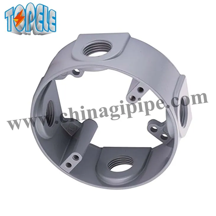 Værbestandig kasse 4 tommers rund forlengelse